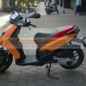 Aprilia SR spied in Pune