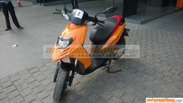 Aprilia SR spied in Pune