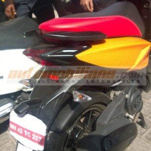 Aprilia SR spied in Pune