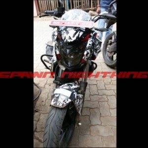 Bajaj Pulsar CS  spied up close