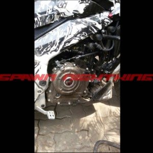 Bajaj Pulsar CS  spied up close