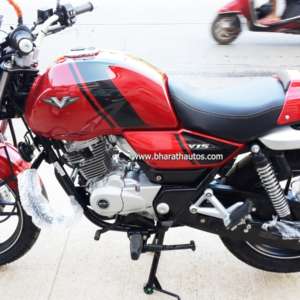 Bajaj V Cocktail wine red colour