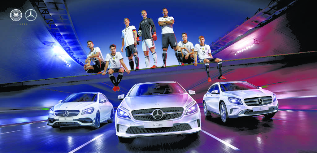 Celebrating the spirit of Football for the UEFA EURO 2016, Mercedes-Benz...