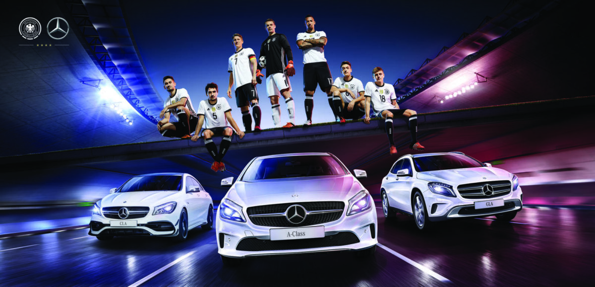 Celebrating the spirit of Football for the UEFA EURO  Mercedes Benz