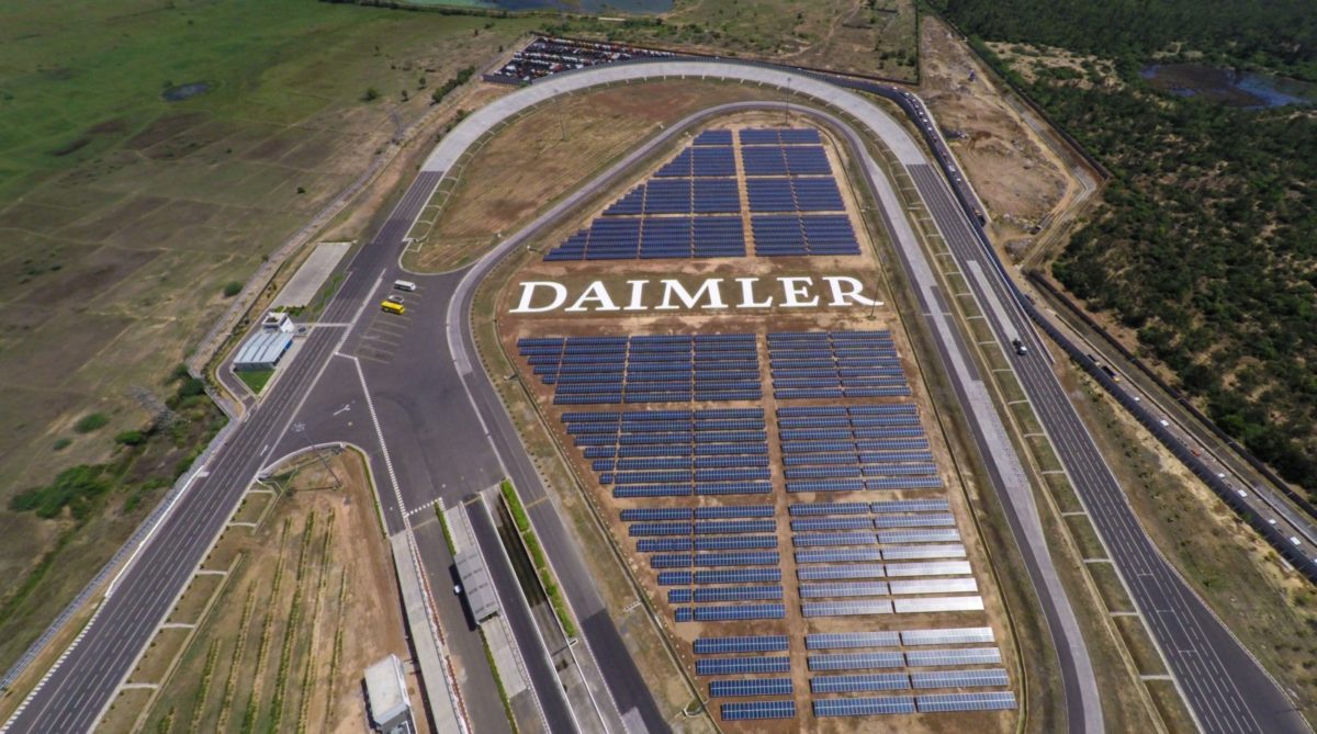 Daimler India photovolatics expansion