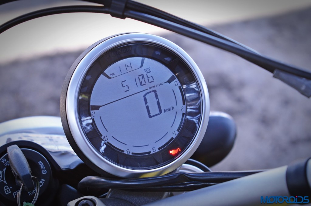 Ducati Scrambler Icon instrument console