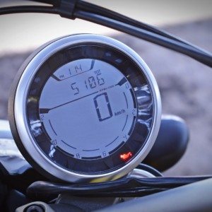 Ducati Scrambler Icon instrument console