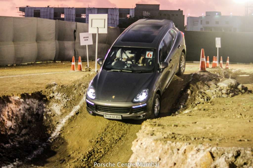 Porsche off-road event India Cayenne Macan BKC MMRDA