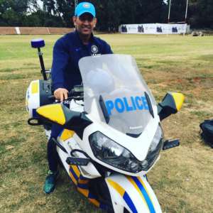 MS Dhoni Kawasaki Concours