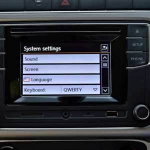 New Volkswagen Ameo infotainment system