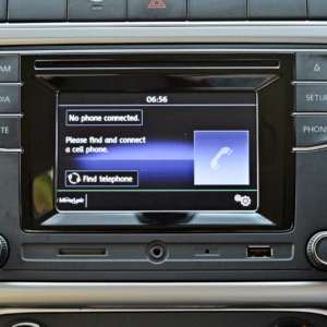 New Volkswagen Ameo infotainment system