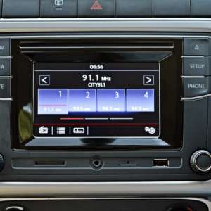 New Volkswagen Ameo infotainment system