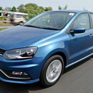 New Volkswagen Ameo motion shots