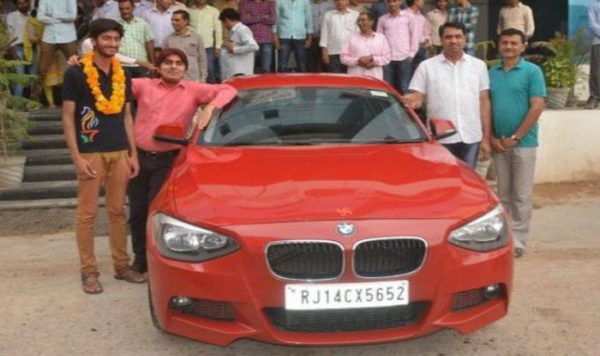Rajasthan student gifted BMW
