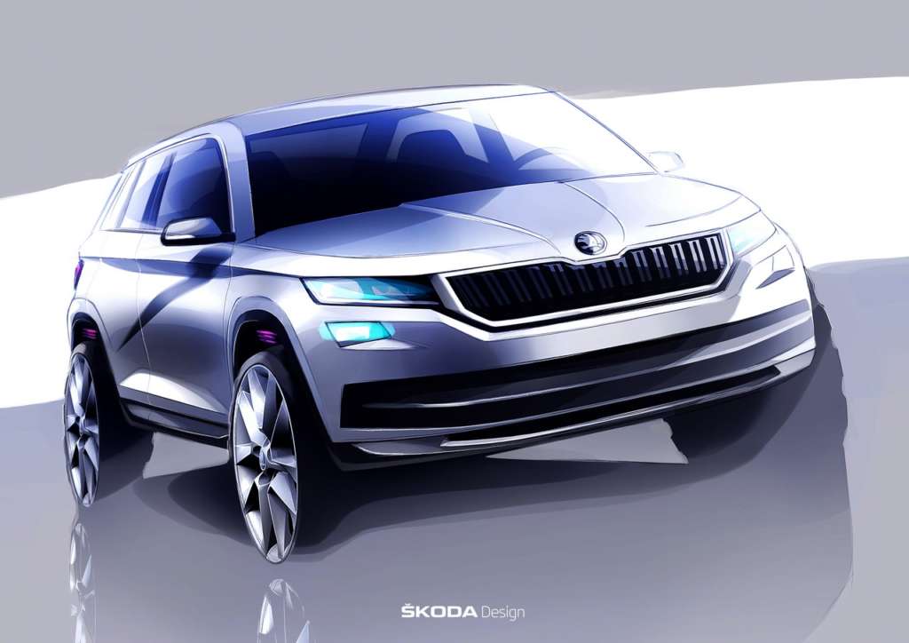 Skoda Kodaiq Design Sketch (1)