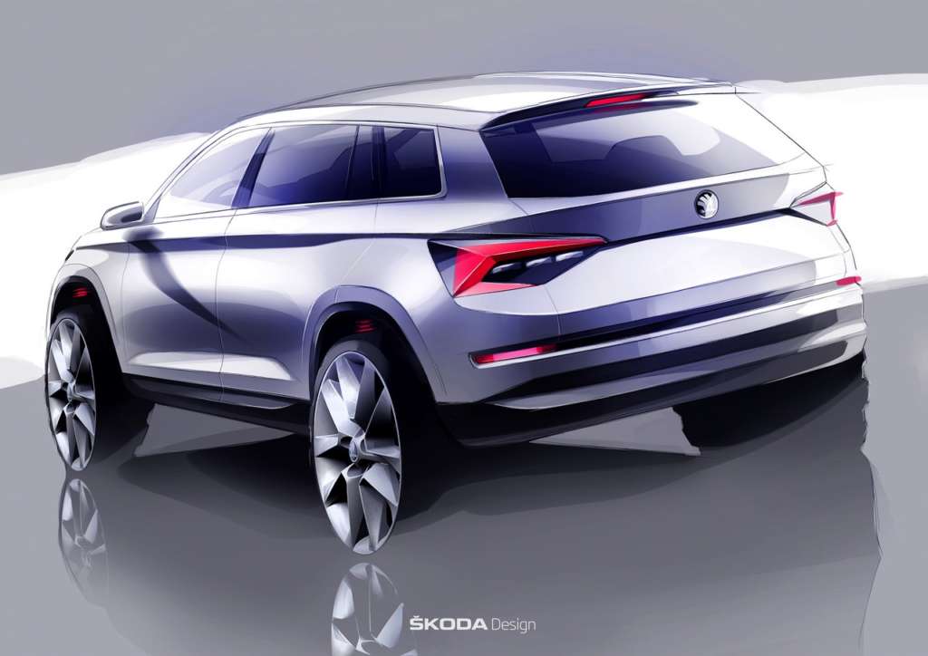 Skoda Kodaiq Design Sketch (2)