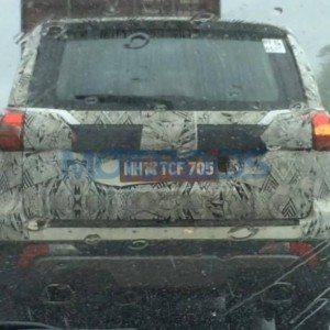 Tata Hexa spied testing