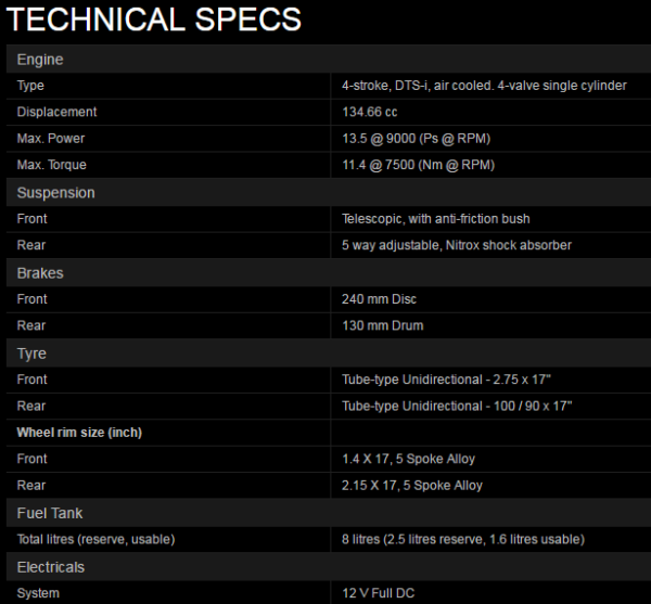 Tech Specs