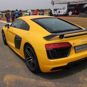 Yellow Audi R v Plus