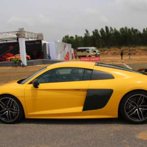 Yellow Audi R v Plus