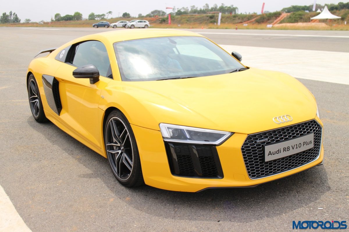 Yellow Audi R v Plus