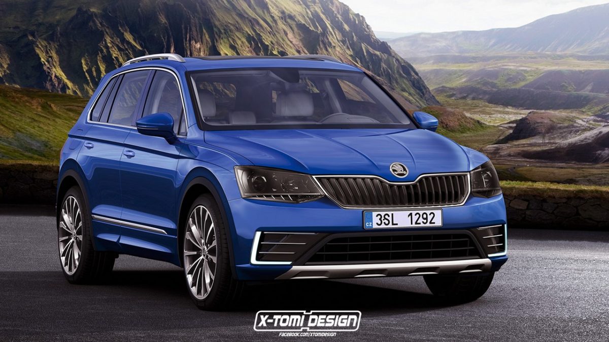 Skoda Yeti render