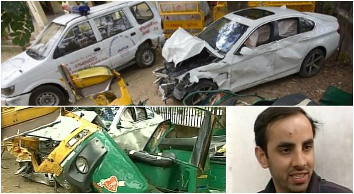 BMW accident Jaipur