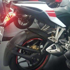 Bajaj Pulsar RS White and Red