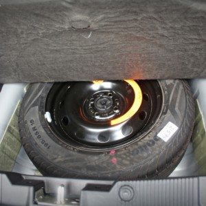 Fiat Linea S spare wheel