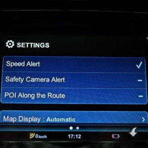 Fiat Linea S touch screen