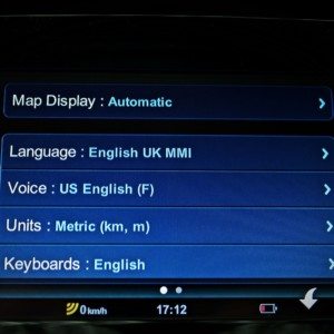 Fiat Linea S touch screen