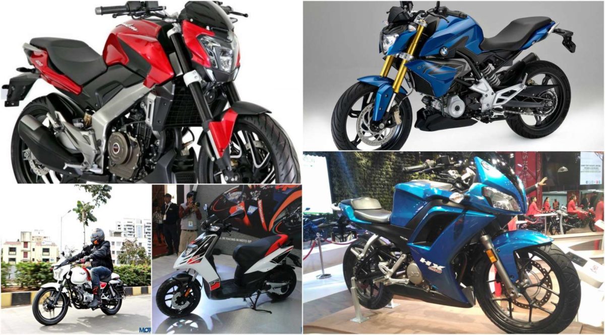 Five upcoming bikes collage