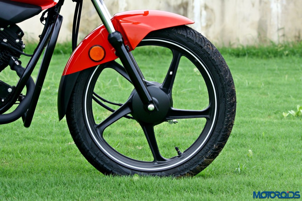 Hero MotoCorp Splendor 110 iSmart front tyre wheel