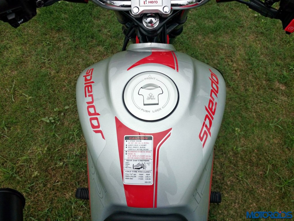 Hero MotoCorp Splendor 110 iSmart fuel tank