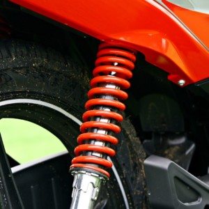 Hero MotoCorp Splendor  iSmart rear suspension