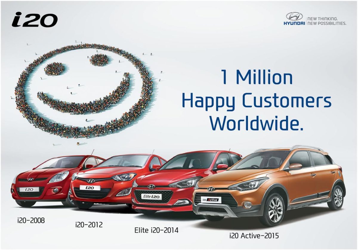 Hyundai i  million global sales