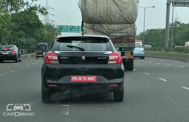 Maruti Suzuki Baleno RS spied testing