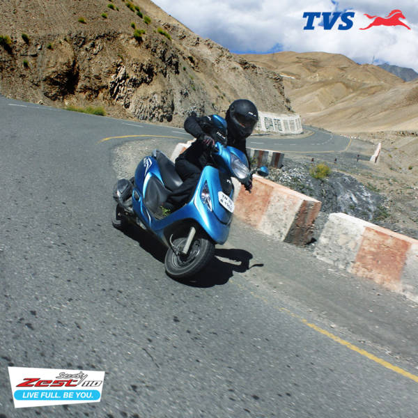 Ride to Khardung La On my TVS Scooty Zest – Anam Hashim