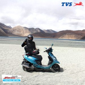 Ride to Khardung La On my TVS Scooty Zest – Anam Hashim