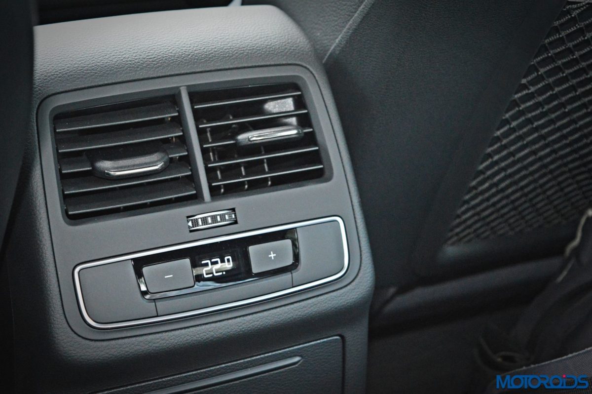 Audi A Rear Ac Vent and Controls