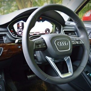 Audi A cabin and center console