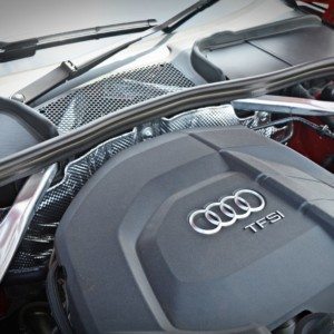 Audi A engine bay