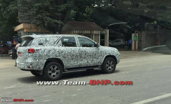 Toyota Fortuner spied once again