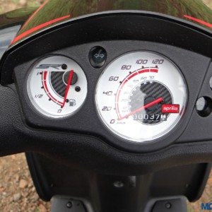 Aprilia SR  Review Details Instrument Cluster