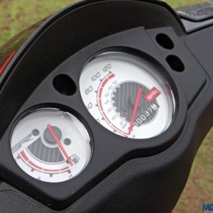 Aprilia SR  Review Details Instrument Cluster