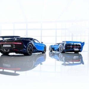 Bugatti Chiron Show Car And Vision GT Concept