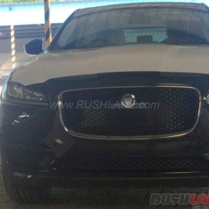 Jaguar F Pace spied