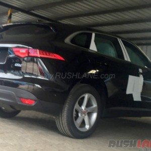 Jaguar F Pace spied