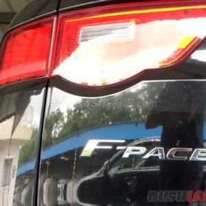 Jaguar F Pace spied