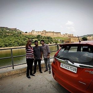 Jazzing in Jaipur Celebrating the new Honda Jazzs first anniversary in India